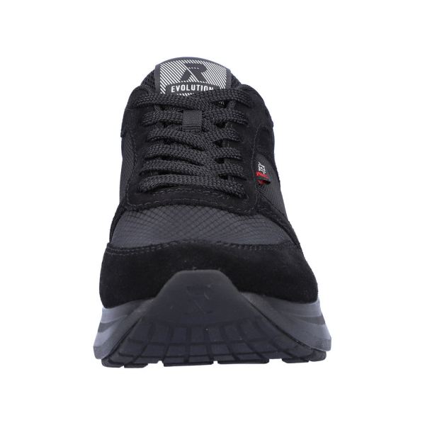 Rieker EVOLUTION Suede leather Women's shoes| 42106 - Black | Free Delivery