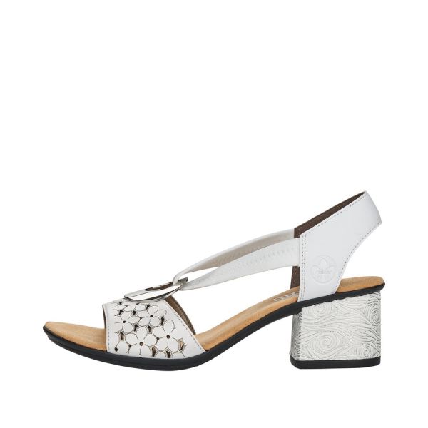 Rieker Women's sandals | Style 64677 Dress Sandal - White | Free Delivery