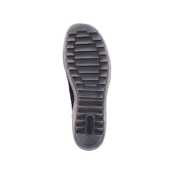 Remonte Women's shoes | Style R1428 Casual Zipper - Black Combination | Free Delivery