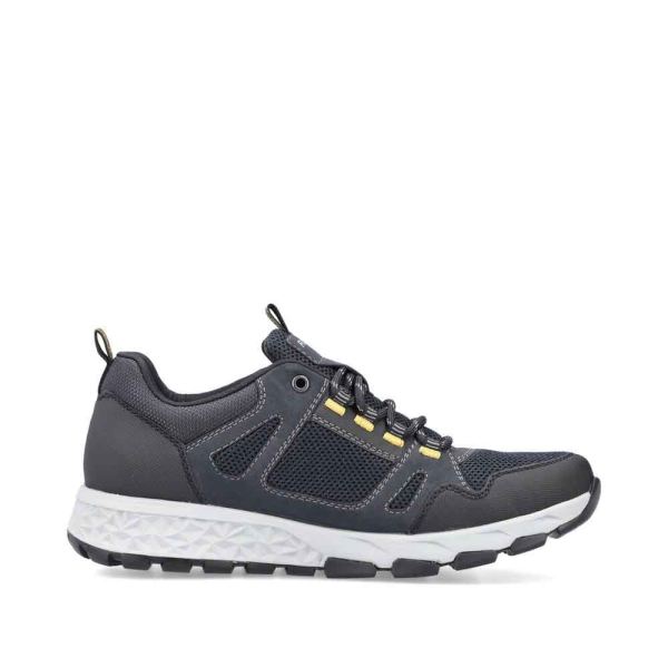 Rieker Men's shoes | Style B6720 Athletic Lace-up - Blue Combination | Free Delivery