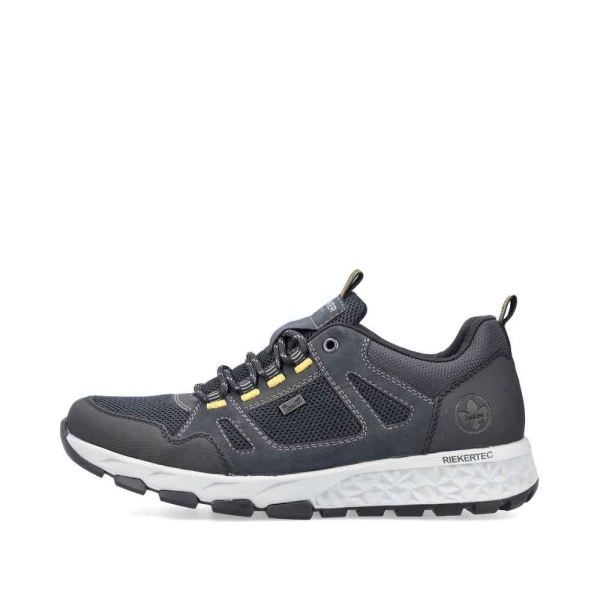Rieker Men's shoes | Style B6720 Athletic Lace-up - Blue Combination | Free Delivery