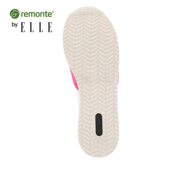 Remonte Women's shoes | Style D1323 Athletic Lace-up with zip - White Combination | Free Delivery