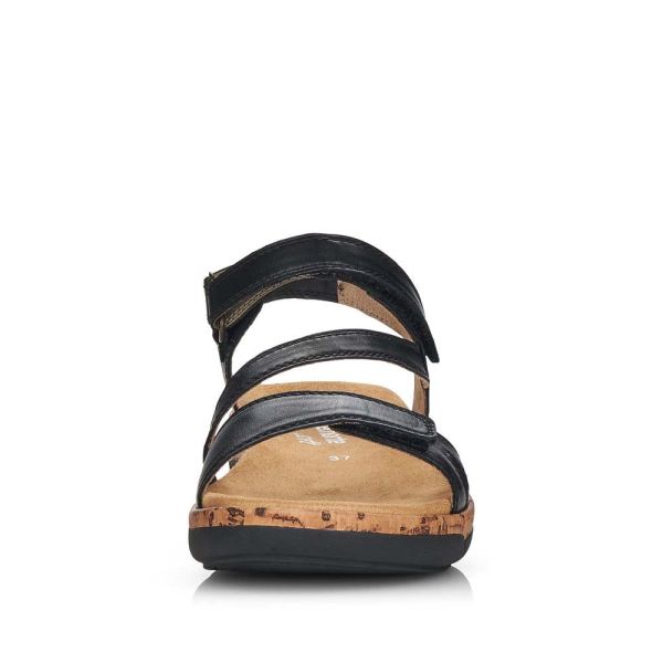 Remonte Women's sandals | Style R6850 Casual Sandal - Black | Free Delivery