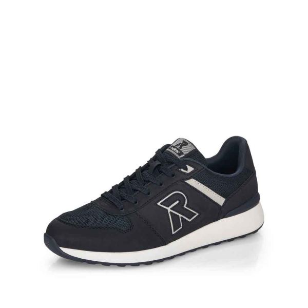 Rieker EVOLUTION Men's shoes | Style 07601 Athletic Lace-up - Blue | Free Delivery