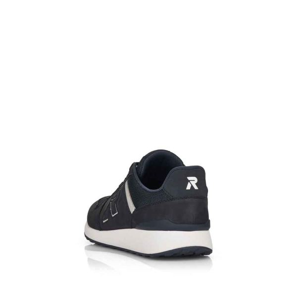Rieker EVOLUTION Men's shoes | Style 07601 Athletic Lace-up - Blue | Free Delivery