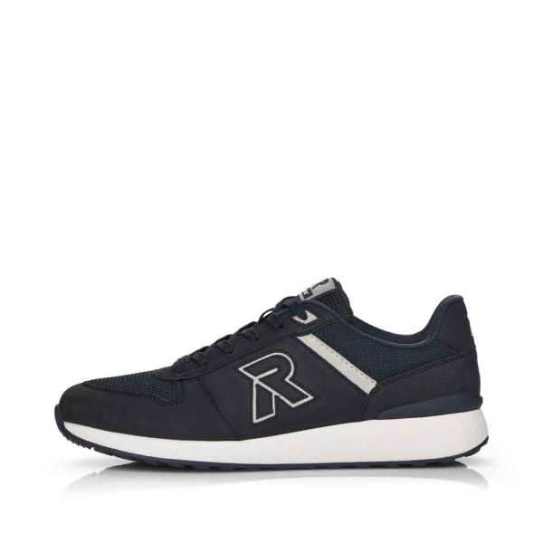 Rieker EVOLUTION Men's shoes | Style 07601 Athletic Lace-up - Blue | Free Delivery