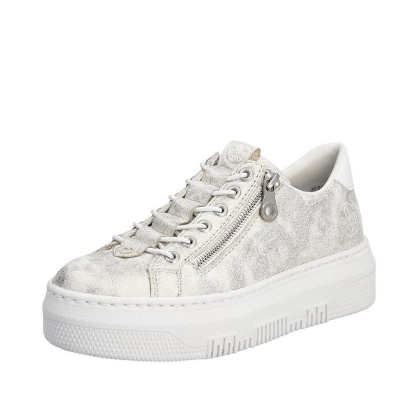 Rieker Women's shoes | Style M1953 Athletic Zipper - White | Free Delivery
