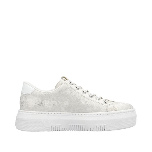 Rieker Women's shoes | Style M1953 Athletic Zipper - White | Free Delivery
