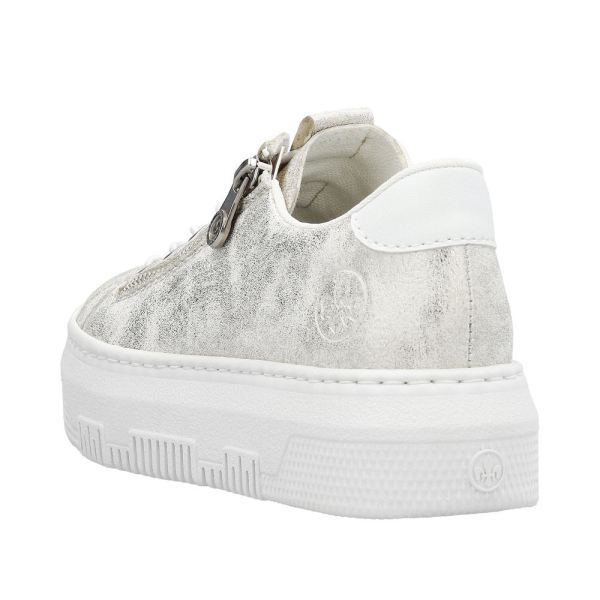 Rieker Women's shoes | Style M1953 Athletic Zipper - White | Free Delivery