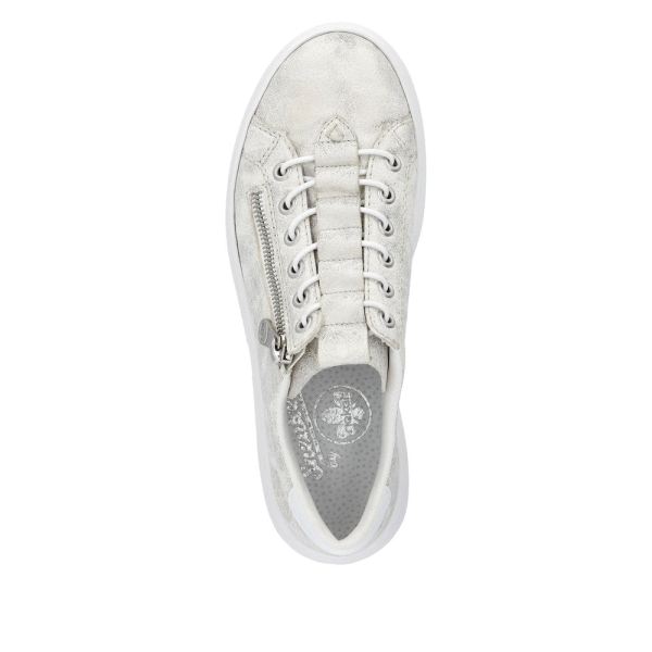 Rieker Women's shoes | Style M1953 Athletic Zipper - White | Free Delivery
