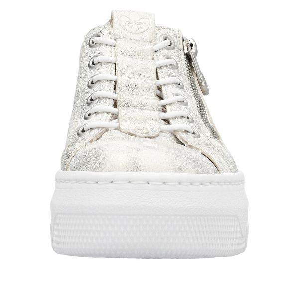 Rieker Women's shoes | Style M1953 Athletic Zipper - White | Free Delivery