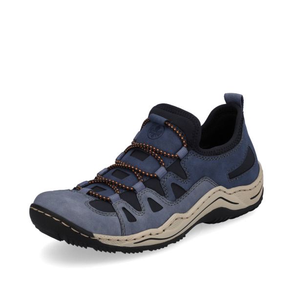 Rieker Women's shoes | Style L0546 Athletic Trekking - Blue | Free Delivery