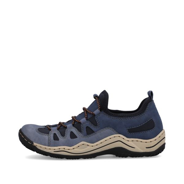 Rieker Women's shoes | Style L0546 Athletic Trekking - Blue | Free Delivery