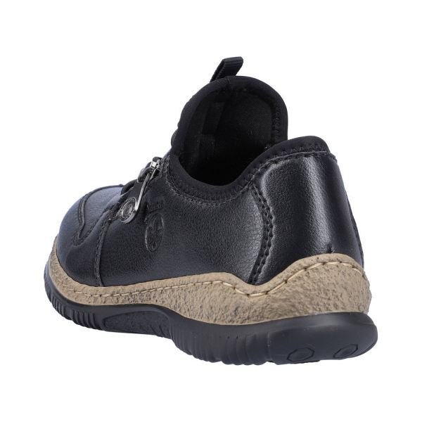 Rieker Leather Women's shoes| N32G0-00 - Black | Free Delivery