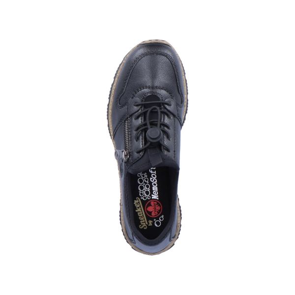 Rieker Leather Women's shoes| N32G0-00 - Black | Free Delivery