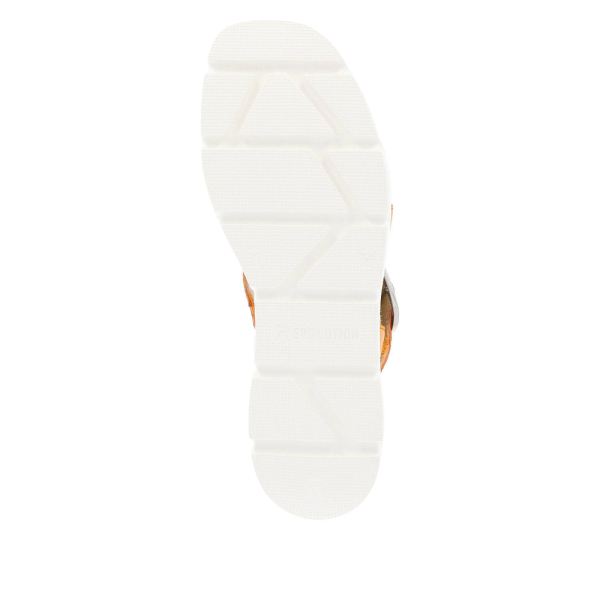 Rieker EVOLUTION Women's sandals | Style W1550 Casual Sandal - Orange | Free Delivery