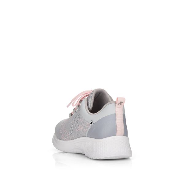 Rieker EVOLUTION Women's shoes | Style 40702 Athletic Lace-up - Grey | Free Delivery