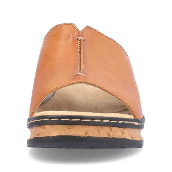 Rieker Women's sandals | Style 629M9 Casual Mule - Brown | Free Delivery