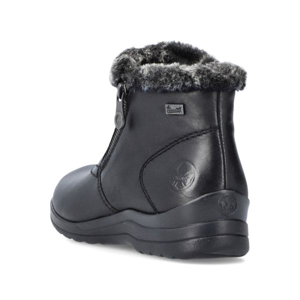 Rieker Synthetic leather Women's short boots| L1868 Ankle Boots - Black | Free Delivery