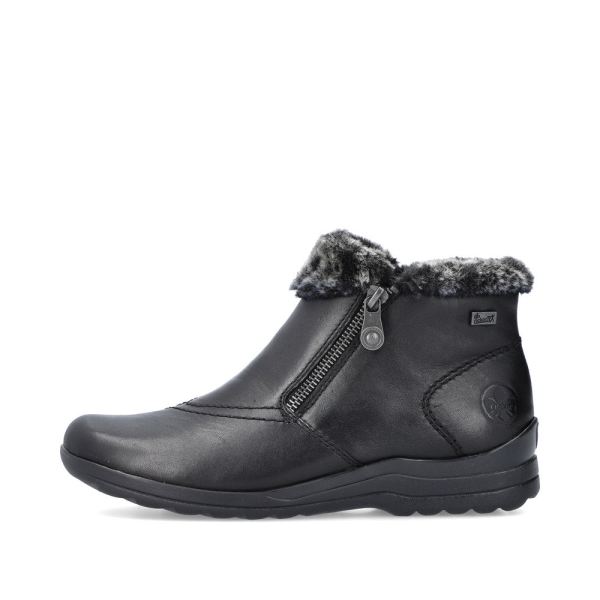 Rieker Synthetic leather Women's short boots| L1868 Ankle Boots - Black | Free Delivery