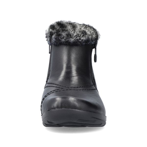 Rieker Synthetic leather Women's short boots| L1868 Ankle Boots - Black | Free Delivery