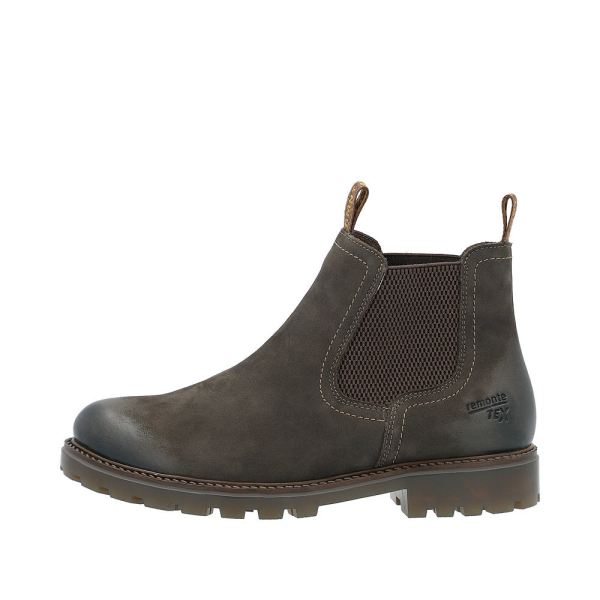 Remonte Suede Leather Women's mid height boots| D8472-45 Mid-height Boots - Grey | Free Delivery