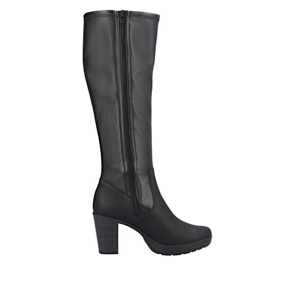 Rieker Synthetic Material Women's' Tall Boots| Y2253 Tall Boots - Black | Free Delivery