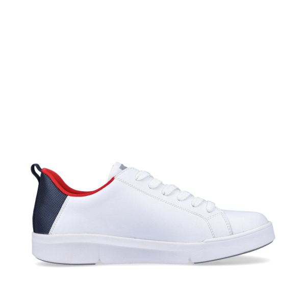 Rieker EVOLUTION Women's shoes | Style 41906 Athletic Lace-up with zip - White | Free Delivery