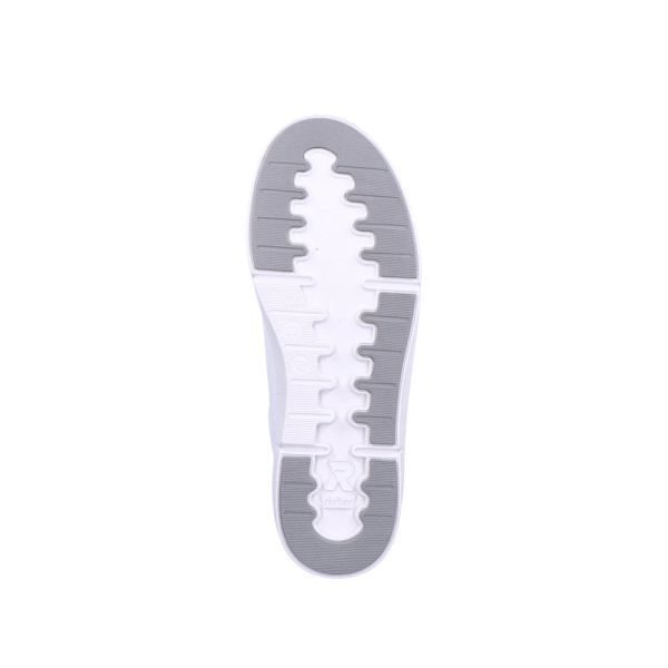 Rieker EVOLUTION Women's shoes | Style 41906 Athletic Lace-up with zip - White | Free Delivery