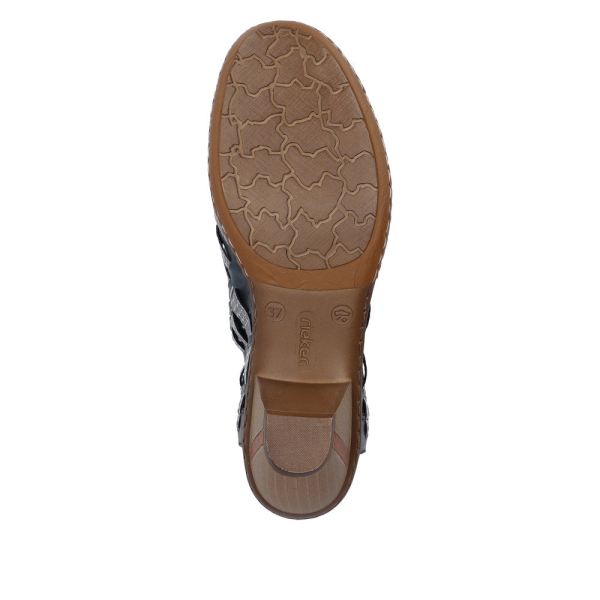 Rieker Women's shoes | Style 46778 Dress Sling-back - Blue | Free Delivery