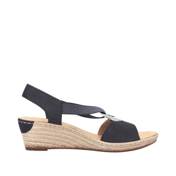 Rieker Women's sandals | Style 624H6 Dress Sandal - Blue | Free Delivery