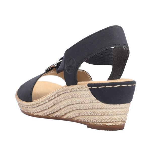 Rieker Women's sandals | Style 624H6 Dress Sandal - Blue | Free Delivery
