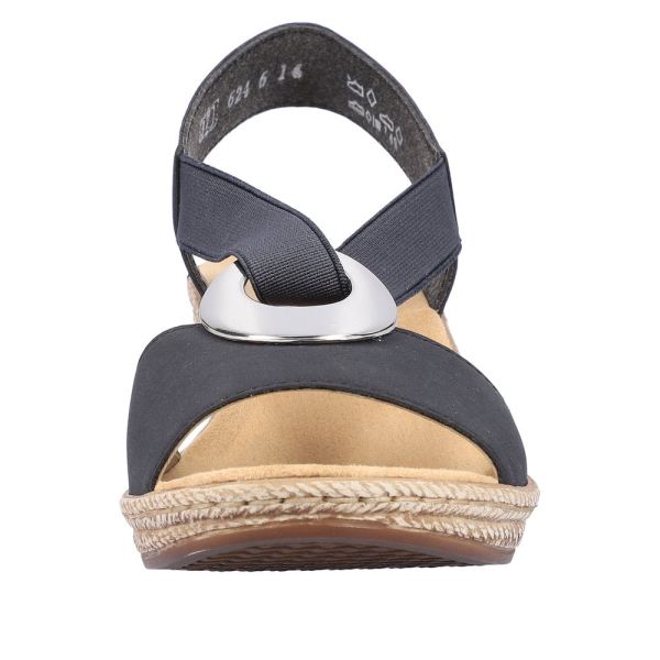 Rieker Women's sandals | Style 624H6 Dress Sandal - Blue | Free Delivery