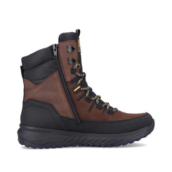 Rieker EVOLUTION Synthetic leather Men's boots | U0171 Ankle Boots Fiber Grip - Brown | Free Delivery