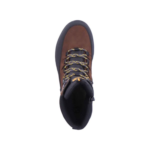 Rieker EVOLUTION Synthetic leather Men's boots | U0171 Ankle Boots Fiber Grip - Brown | Free Delivery