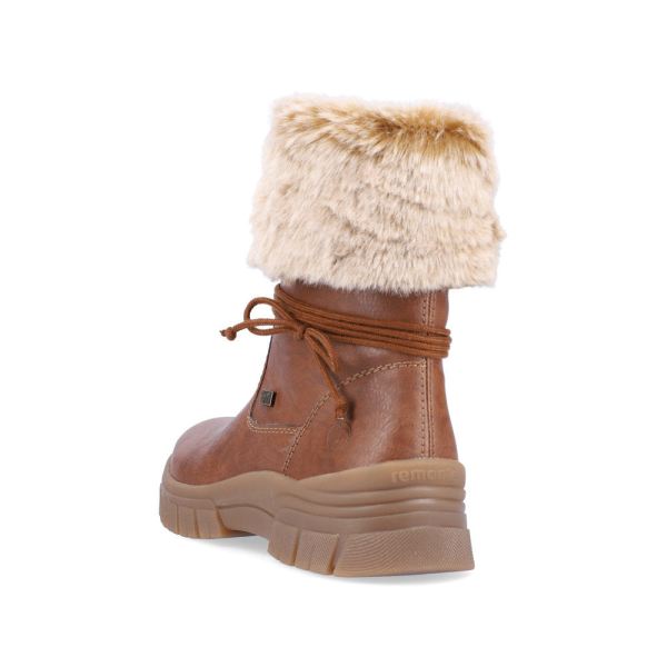 Remonte Synthetic leather Women's mid height boots| D0E70 Mid-height Boots - Brown | Free Delivery