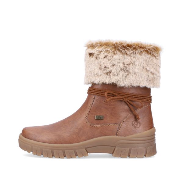Remonte Synthetic leather Women's mid height boots| D0E70 Mid-height Boots - Brown | Free Delivery