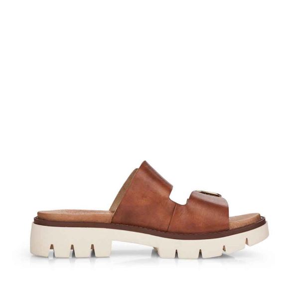 Remonte Women's sandals | Style D7953 Casual Mule - Brown | Free Delivery