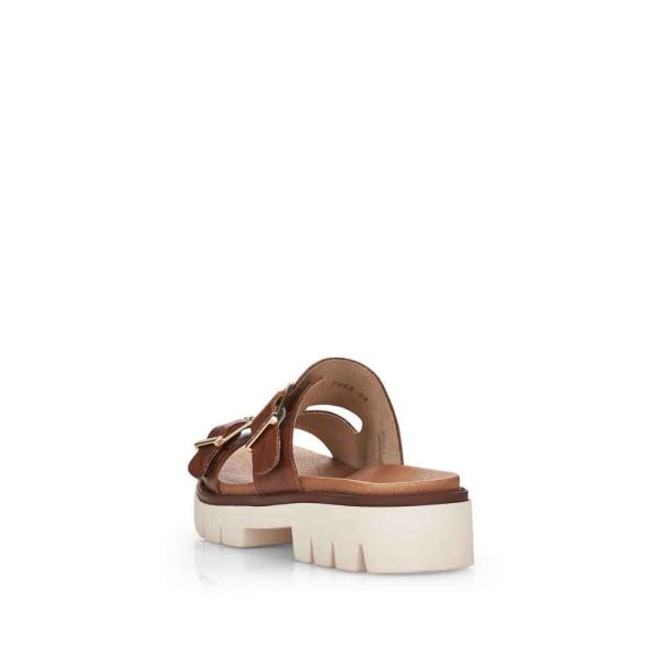 Remonte Women's sandals | Style D7953 Casual Mule - Brown | Free Delivery