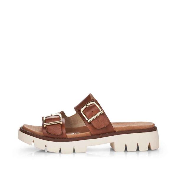 Remonte Women's sandals | Style D7953 Casual Mule - Brown | Free Delivery