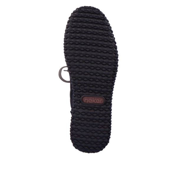 Rieker Synthetic Material Women's short boots| Z4238 Ankle Boots - Black Combination | Free Delivery