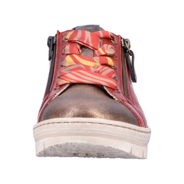 Remonte Leather Women's shoes| D5825 - Orange | Free Delivery