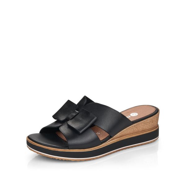 Remonte Women's sandals | Style D6456 Dress Mule - Black | Free Delivery