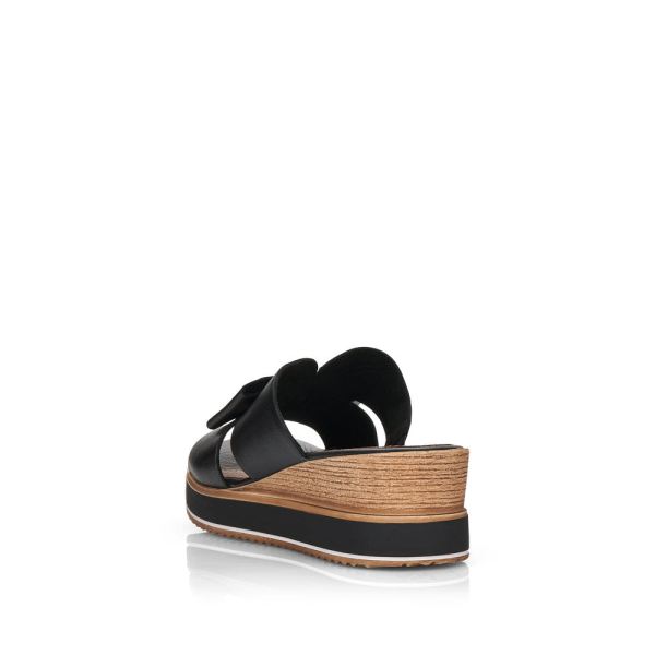Remonte Women's sandals | Style D6456 Dress Mule - Black | Free Delivery