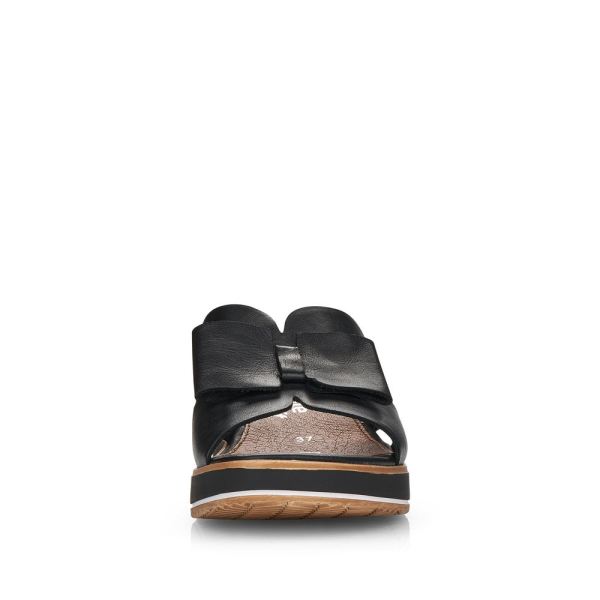 Remonte Women's sandals | Style D6456 Dress Mule - Black | Free Delivery
