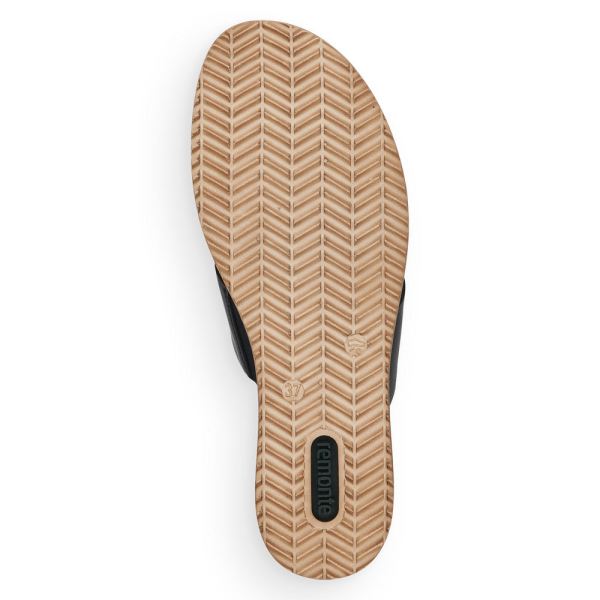 Remonte Women's sandals | Style D6456 Dress Mule - Black | Free Delivery