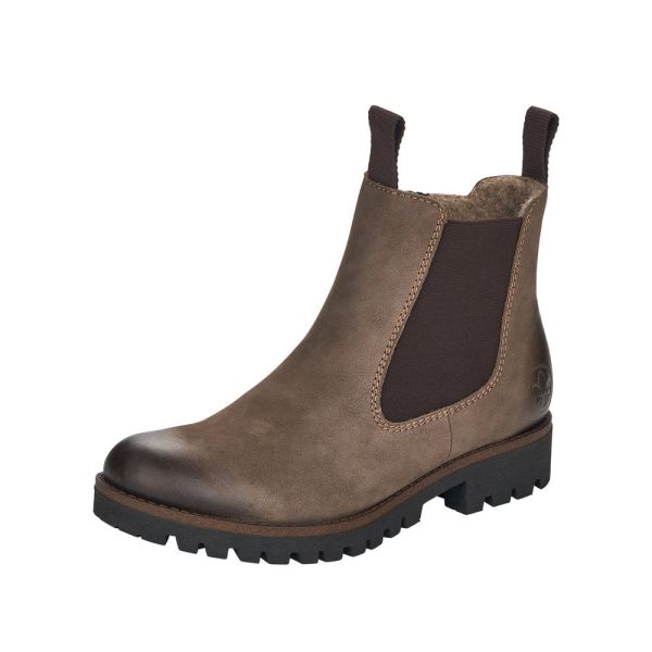 Rieker Leather Women's short boots| 78578 Ankle Boots - Brown | Free Delivery