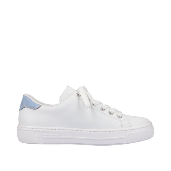 Rieker Women's shoes | Style L8802 Athletic Lace-up - White Combination | Free Delivery
