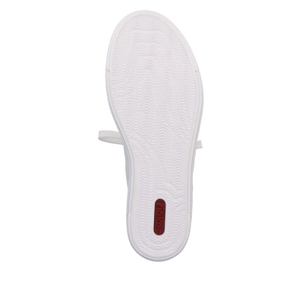 Rieker Women's shoes | Style L8802 Athletic Lace-up - White Combination | Free Delivery
