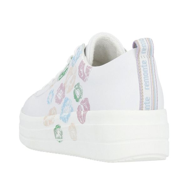 Remonte Women's shoes | Style D1C03 Athletic Lace-up - White Combination | Free Delivery